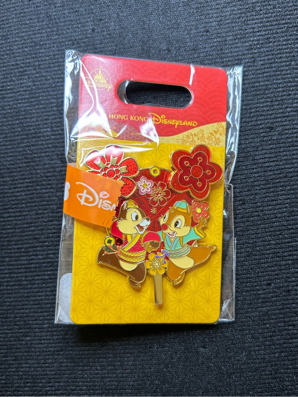 Hong Kong Disneyland Chinese New Year 2025 Chip & Dale Pin
